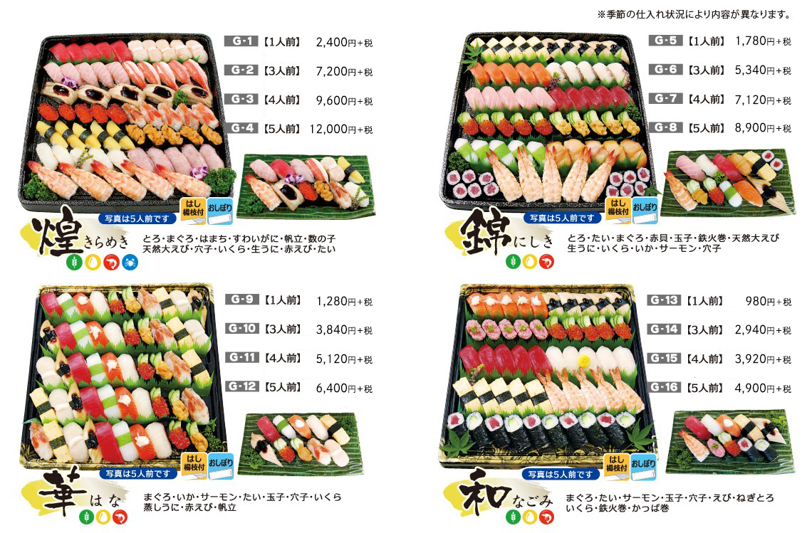 煌・錦・華・和